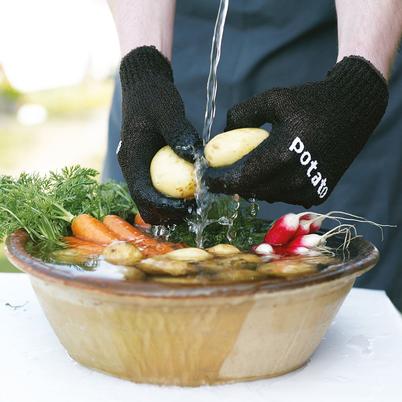 Skrub'a Potato Scrubbing Gloves