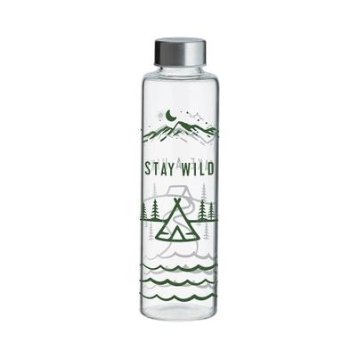 Pure Glass Bottle Stay Wide 600ml