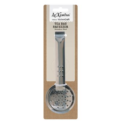 LeXpress Stainless Steel Round Tea Bag Squeezer