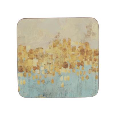 Creative Tops Golden Reflections Pack Of 6 Premium Coasters