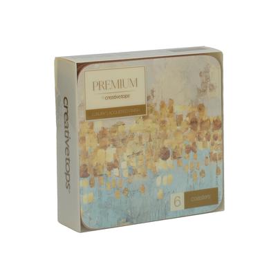 Creative Tops Golden Reflections Pack Of 6 Premium Coasters