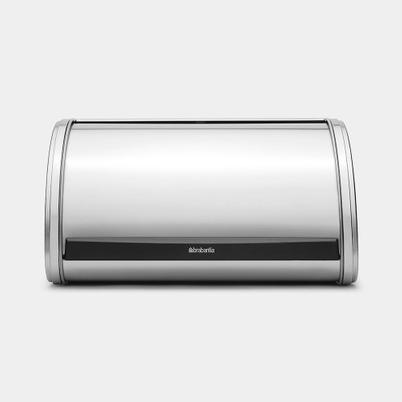 Brabantia Roll Top Bread Bin Medium Matt Steel