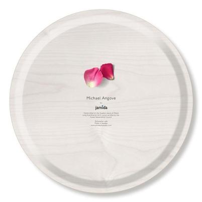Jamida Rose Petals Round Tray by Michael Angove 39cm