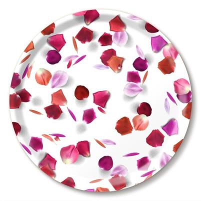 Jamida Rose Petals Round Tray by Michael Angove 39cm