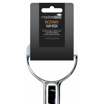 MasterClass Deluxe Stainless Steel Rotary Whisk