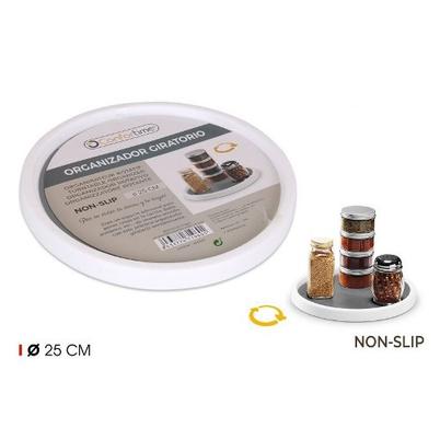 Multi-purpose Rotating Spice & Condiments Tray Non-slip 25cm