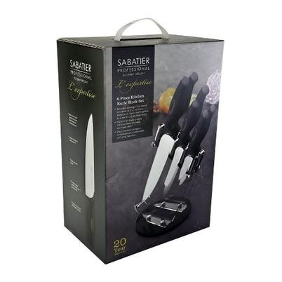 Sabatier L'Expertise 6pc Revolving Knife Block