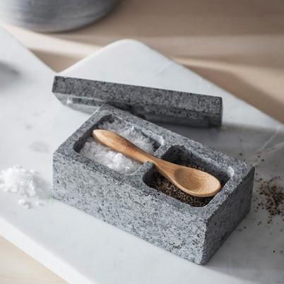 Granite Salt & Pepper Pinch Pot