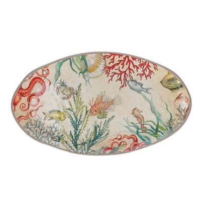 Sea Life Oval Platter