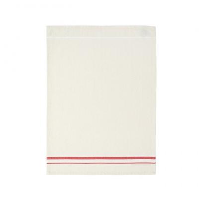 Casafina French Stripes Set of 2 Kitchen Towels Red
