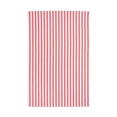 Casafina Stripes Set of 2 Kitchen Towels Red