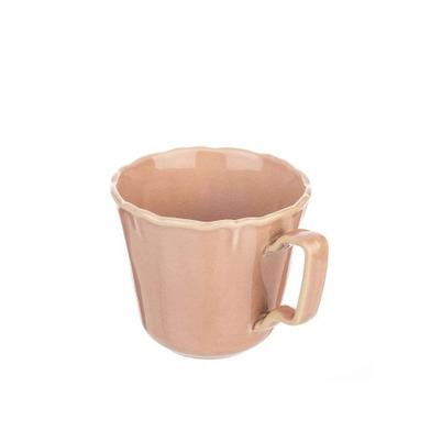Siip Reactive Glaze Scalloped Edge Mug Pink