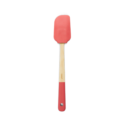 Pebbly Silicone & Bamboo Spatula