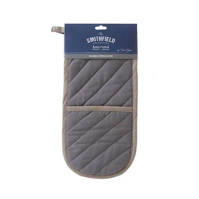 Smithfield Grey Double Oven Gloves