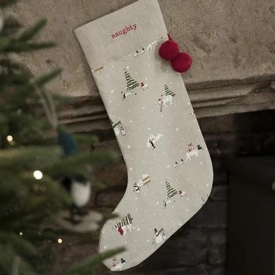 Sophie Allport Snow Season Christmas Stocking