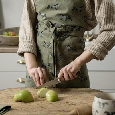 Sophie Allport Grey Horse Adult Apron