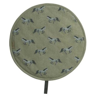Sophie Allport Grey Horse Circular Hob Cover
