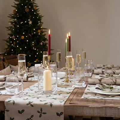 Sophie Allport Holly & Berry Table Runner