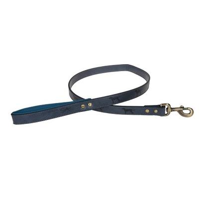 Sophie Allport Stamped Dog Lead Teal Large