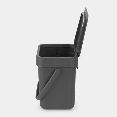 Brabantia Sort & Go Waste Bin 3L Grey