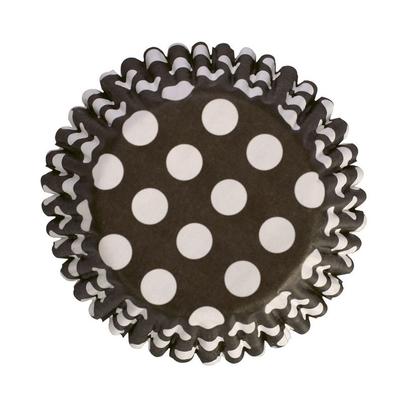 Culpitt Black & White Spotted Baking Cases 54pc