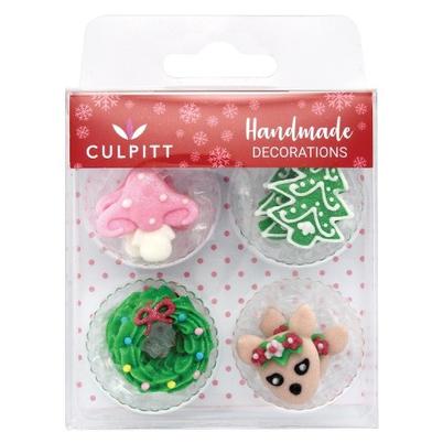 Culpitt Sugar Piping Christmas Magical Woodland 12pc