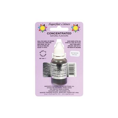 Sugarflair Colours Concentrated Natural Flavours Liquorice 18ml
