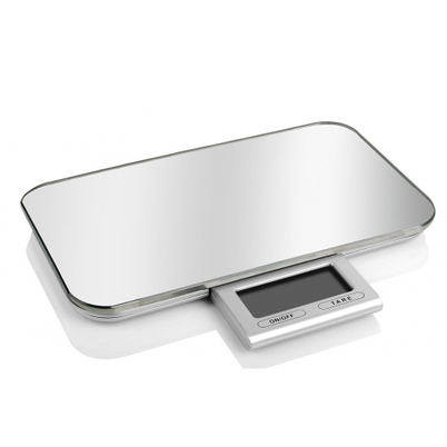 Pebbly Slim Electronic Kitchen Scale Mirrored