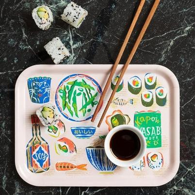 Jamida Sushi Small Tray by Asta Barrington 27x20cm