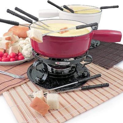 Swissmar Lugano Cast Iron <b>Fondue</b> Set