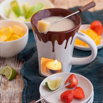 Swissmar Nostalgia Chocolate Fondue Mug Set