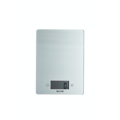 Taylor Pro Glass Digital Kitchen Scales Silver