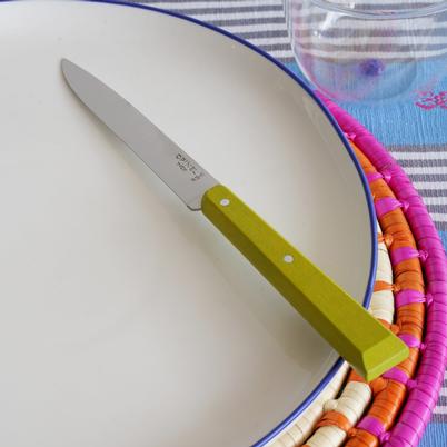 Opinel N125 Table Knife Bon Appetit Lime Green