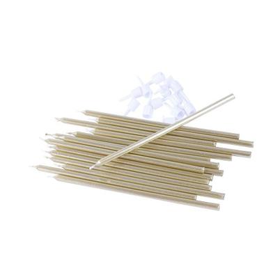 PME 16 Tall Candles Gold
