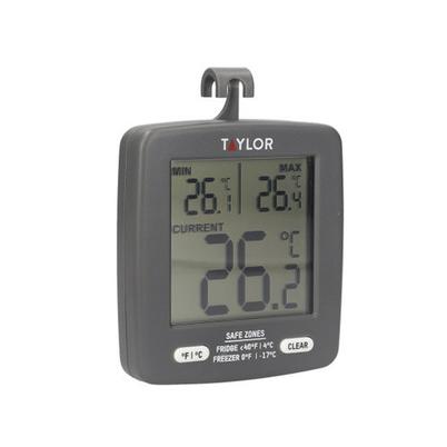 Taylor Fridge/Freezer Thermometer, Gray