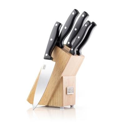 Taylor's Eye Witness 5pc Kitchen Knife & Rubberwood Knife Block Set