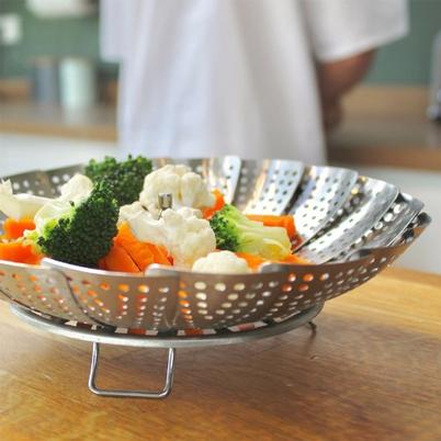 Taylor's Eye Witness CleanEating Folding Steamer Basket