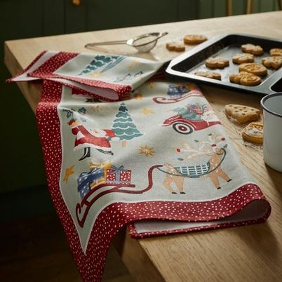 Ulster Weavers Recycled Cotton Tea Towel Tis The Season