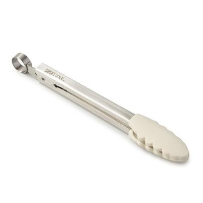 Zeal Silicone Mini Kitchen Tongs Cream