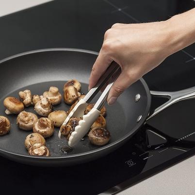 Zeal Silicone Mini Kitchen Tongs Cream