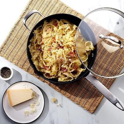 Zyliss Ultimate Pro Non-Stick Saute Pan With Spout & Glass Lid 28cm