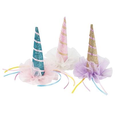Talking Tables We Heart Unicorns Sparkly Horn Party Hat