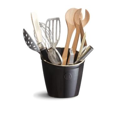 Emile Henry Utensil Holder Charcoal
