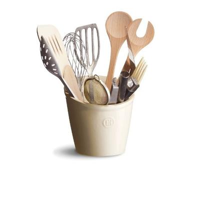 Emile Henry Utensil Holder Cream