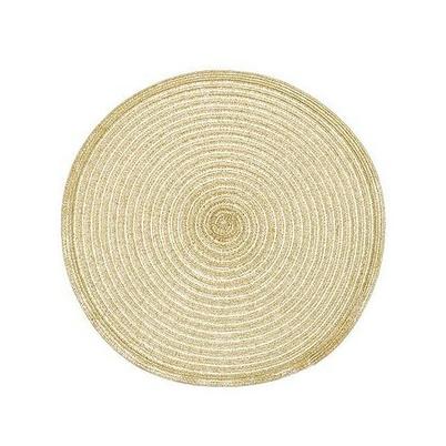 Walton & Co Circular Lurex Placemat Gold