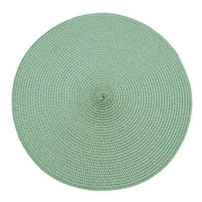 Walton & Co Circular Ribbed Placemat Sage