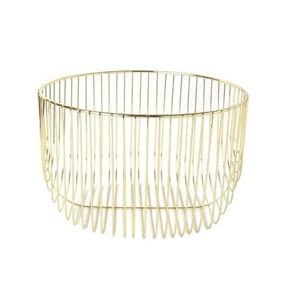 Gold Wire Basket Large