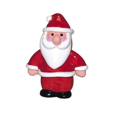 Cake Topper Plastic Santa 50mm