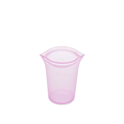 Zip Top Reusable Silicone Cup Lavender