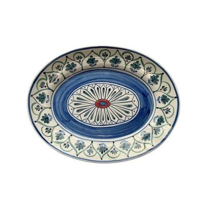 Acquerello Multi-Pattern Oval Platter 